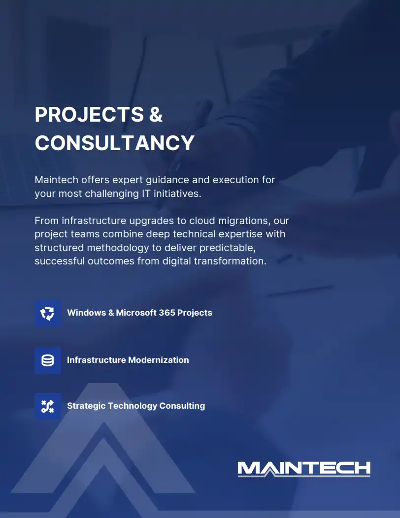Projects & Consultancy Datasheet