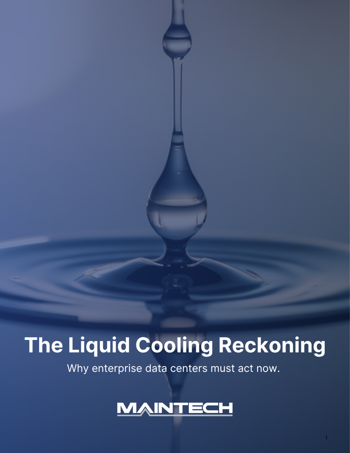 Liquid Cooling for Data Centers | Maintech